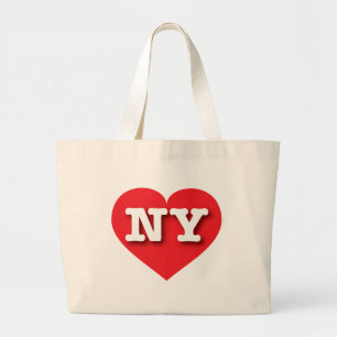 New York Red Heart - I Liebe NY Jumbo Stoffbeutel