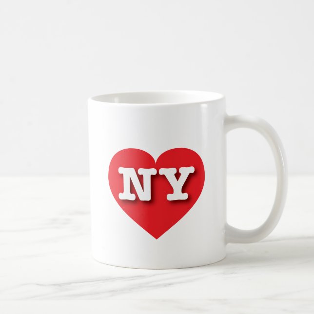 New York Red Heart - I Liebe NY Kaffeetasse (Rechts)