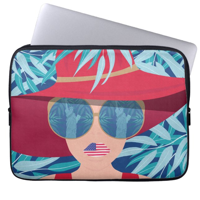 New York Reflection Laptop Sleeve (Vorderseite)