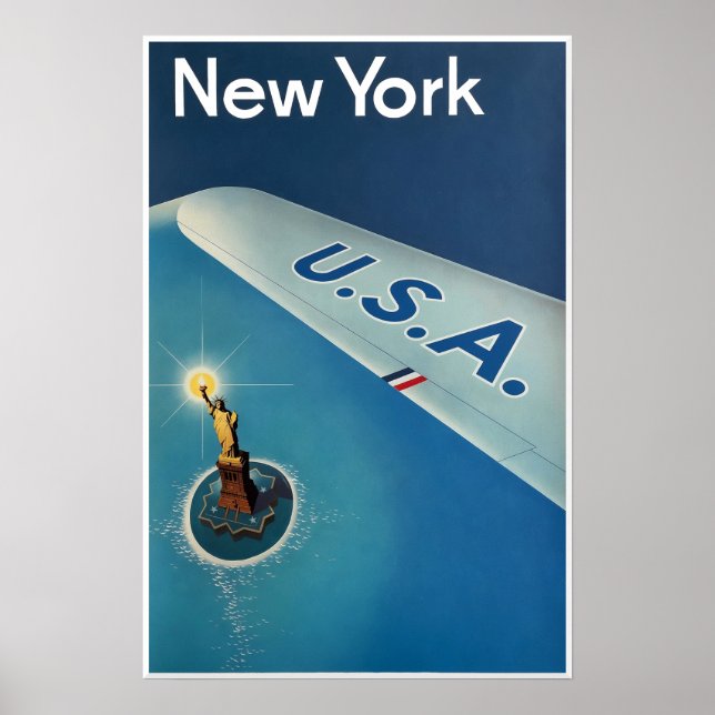 New York Reiseplakat Poster (Vorne)