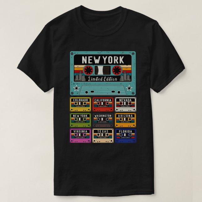 New York Retro T-Shirt (Design vorne)