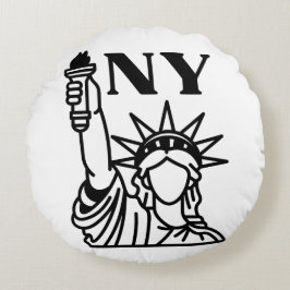 NEW YORK RUNDES KISSEN