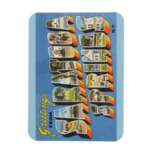 New York, Saratoga- Springsmagnet Magnet