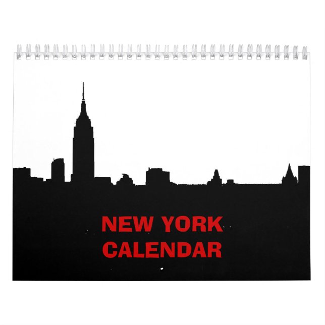 New York (Schwarz & Weiß) Kalender (Titelbild)