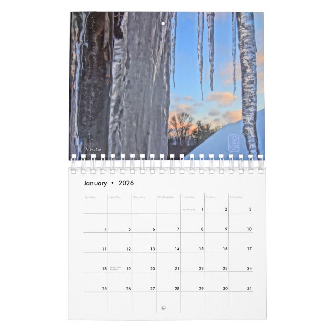 New York Seasons Small Spiral Bound Calend Kalender (Jan 2026)