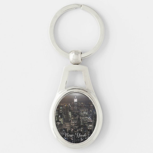 New York Sehenswürdigkeiten Key Chain New York Sou Schlüsselanhänger (Vorderseite)