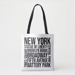 New York Sehenswürdigkeiten Typografie - USA Word