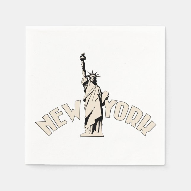 New York Serviette (Vorderseite)