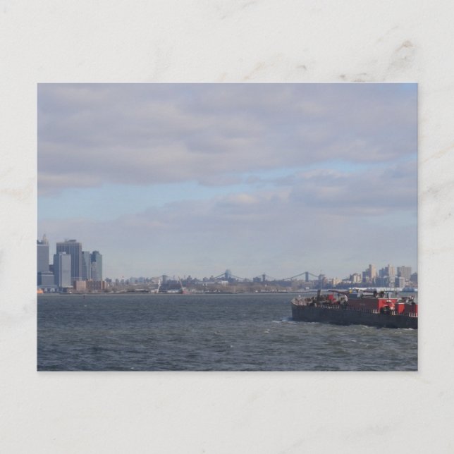 New York Shipping Postcard Postkarte (Vorderseite)