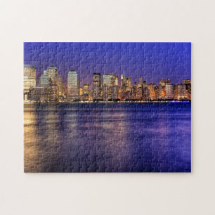 New York Skyline bei Sunset Puzzle