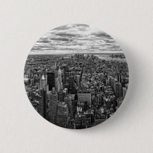 New York Skyline Button