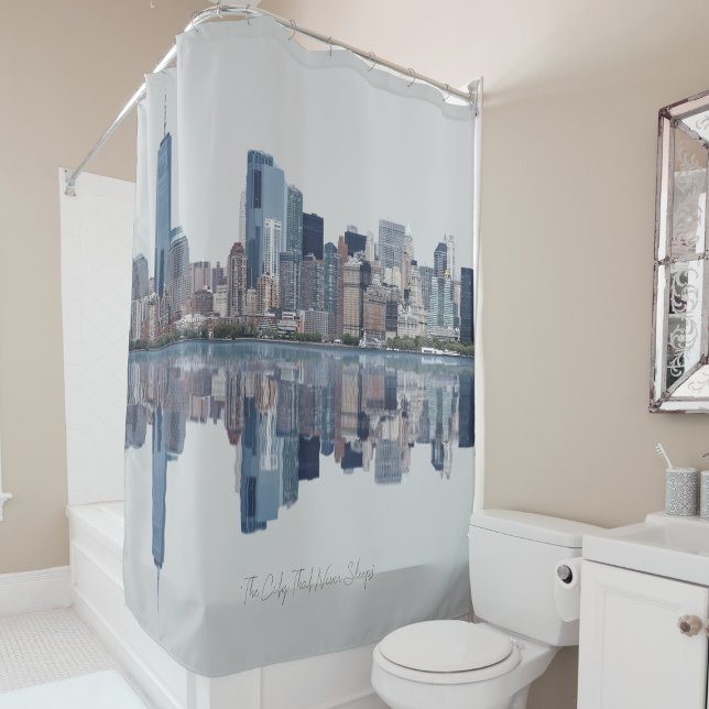 New York Skyline Duschvorhang (NY Skyline Shower Curtain)