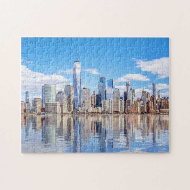 New York Skyline Foto Puzzle (Horizontal)