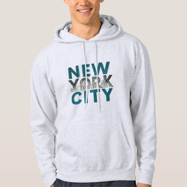 New York Skyline Hoodie (Vorderseite)