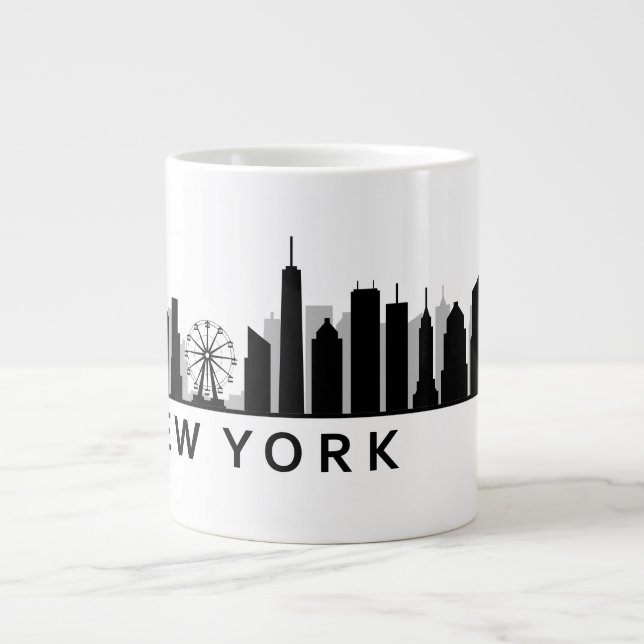 New York Skyline Jumbo-Tasse (Vorderseite)