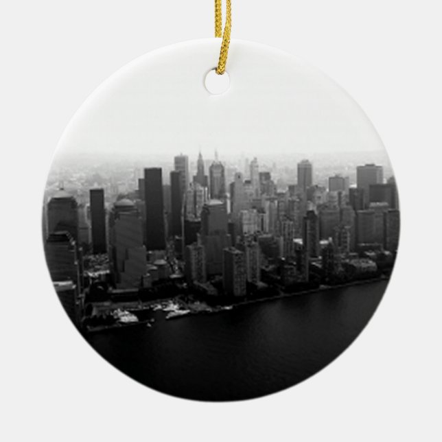 New York Skyline Keramikornament (Vorne)
