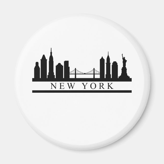 New York Skyline Magnet (Vorne)