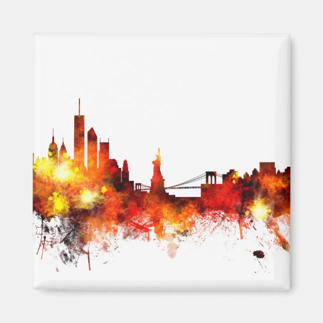 New York Skyline Magnet (Vorne)