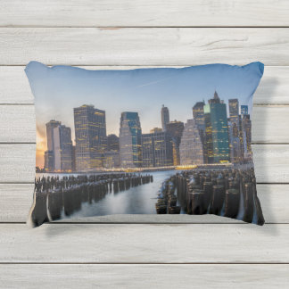 New York Skyline Pillow Kissen Für Draußen