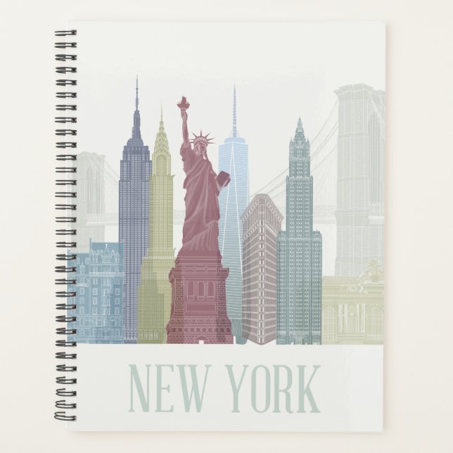 New York Skyline Planer (Vorderseite)