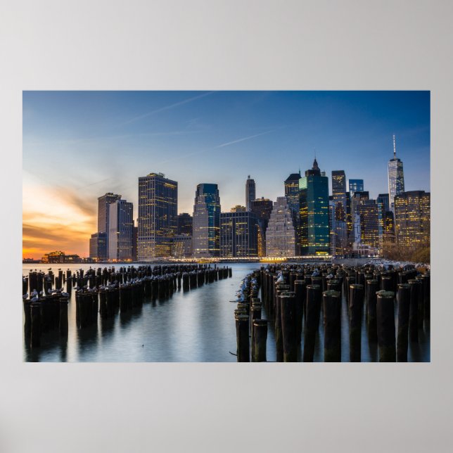 New York Skyline Poster (Vorne)