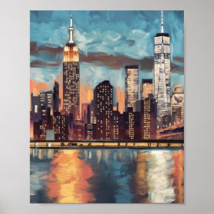 New York Skyline-Poster Poster