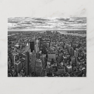 New York Skyline Postkarte