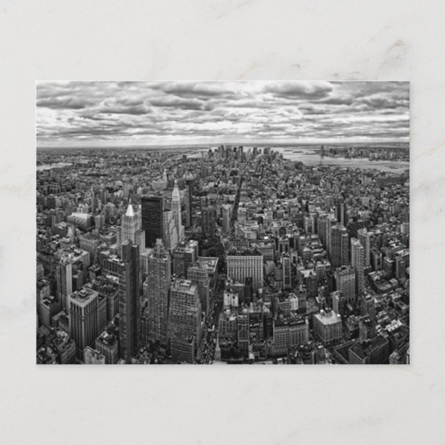 New York Skyline Postkarte (Vorderseite)