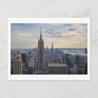 New York Skyline Postkarte