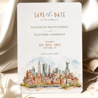 New York Skyline Rett-the-Date