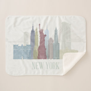 New York Skyline Sherpadecke