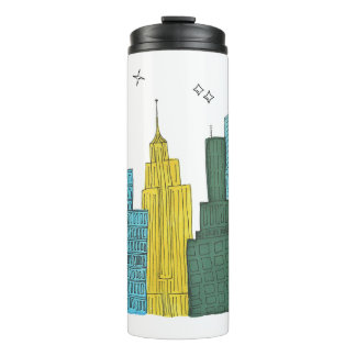 New York Skyline Thermal Tasse