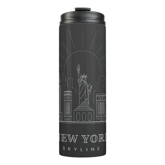 New York Skyline Thermal Tumbler Thermosbecher (Vorderseite)