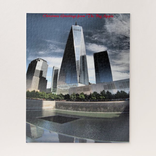 New York Skyline.Weihnachtsgrüße Puzzle (Vertikal)