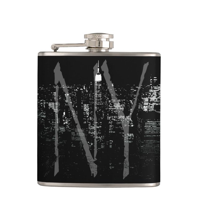 New York Souvenir Flask Empire State NYC Geschenke Flachmann (Vorderseite)