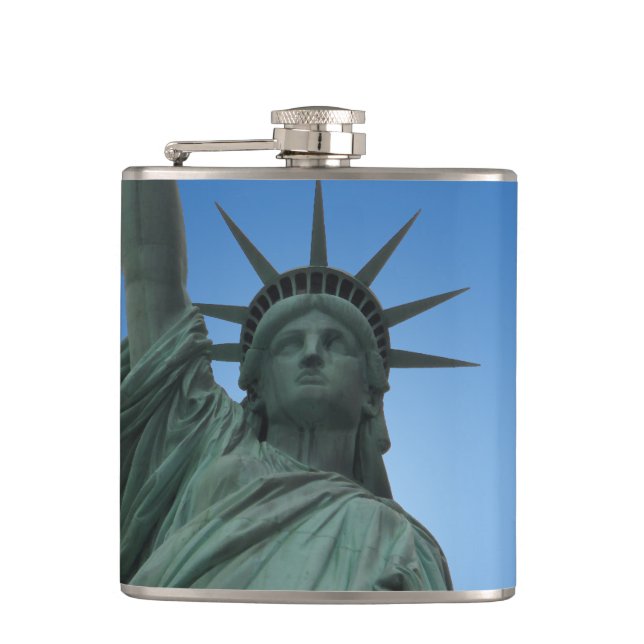 New York Souvenir Flask Statue of Liberty Flask Flachmann (Vorderseite)