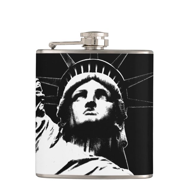 New York Souvenir Flask Statue of Liberty Flask Flachmann (Vorderseite)