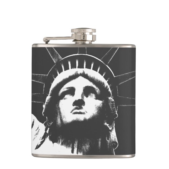 New York Souvenir Flask Statue of Liberty Flask Flachmann (Vorderseite)