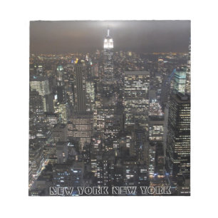New York Souvenir Notepad Empire State Notepad Notizblock