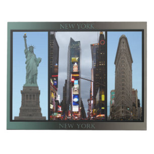 New York Souvenir Notepad NYC Sehenswürdigkeit Ges Notizblock