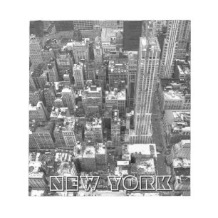 New York Souvenir Notepad Retro NYC View Geschenk Notizblock