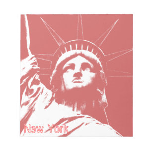 New York Souvenir Notepad Statue of Liberty Gifts Notizblock