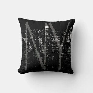 New York Souvenir Pillow NY Cityscape Pillow Kissen