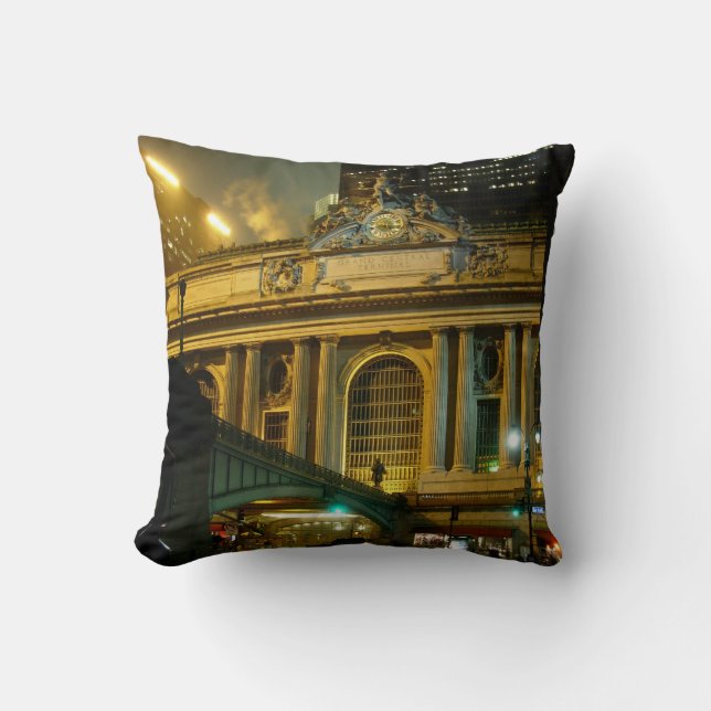New York Souvenir Pillow NY Grand Central Pillow Kissen (Vorderseite)