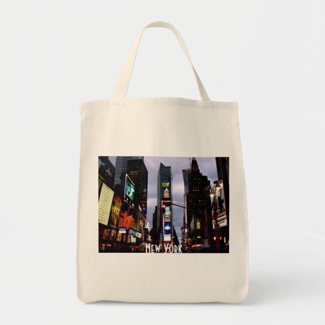 New York Souvenir Tote Bag Times Square Souvenir Tragetasche (Vorne)