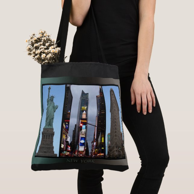 New York Souvenirs NY Tote Bag Sehenswürdigkeit So (Von Nahem)