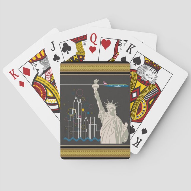 New York Spielkarten (Rückseite)