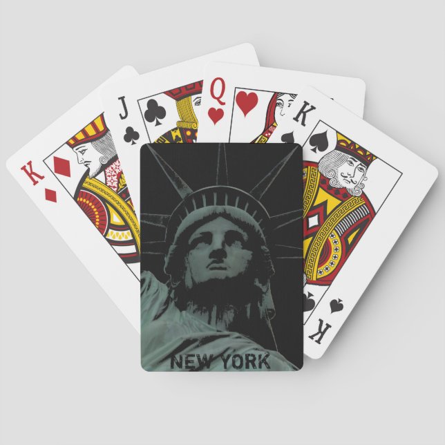 New York Spielkartenstatue der FreiheitsSouvenirs Spielkarten (Rückseite)