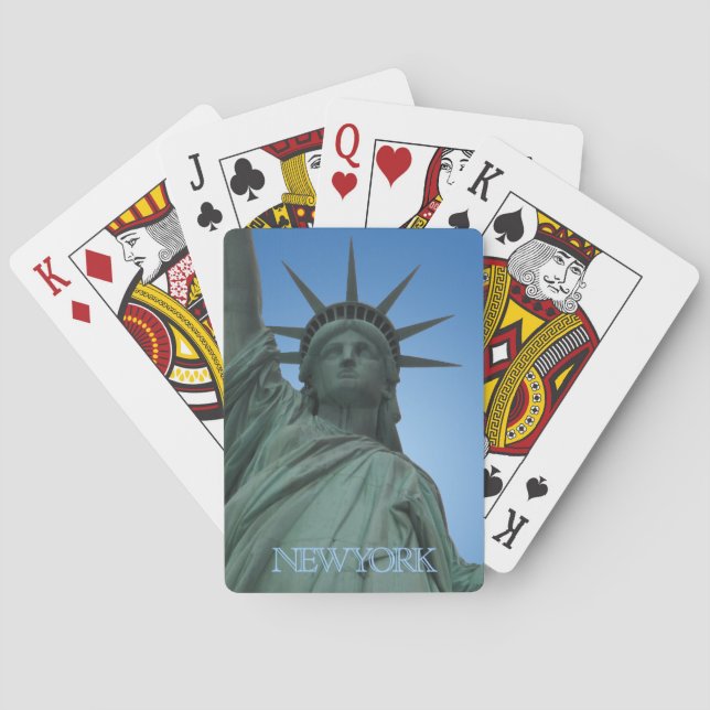 New York Spielkartenstatue der FreiheitsSouvenirs Spielkarten (Rückseite)