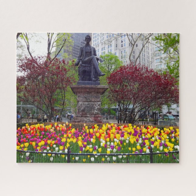 New York Spring Blumen. Puzzle (Horizontal)